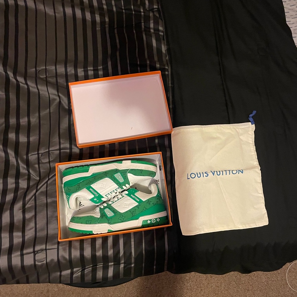 Louis Vuitton Green Sneakers